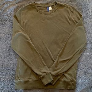 H&M Green Sweatshirt Pullover
